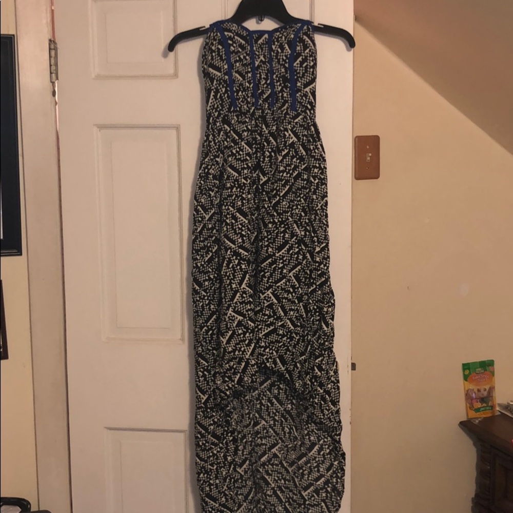 Strapless high low dress